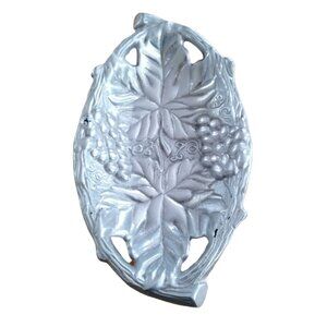 Vintage Metal Serving Tray Multiuse RH Macys & CO Prechill Preheat Oven Safe